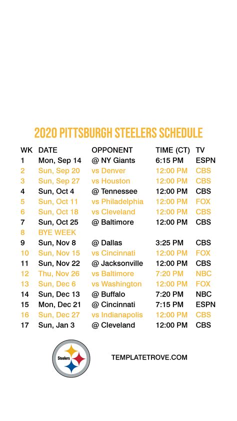 Steelers Preseason Schedule 2024 Espn - Bree Dianemarie