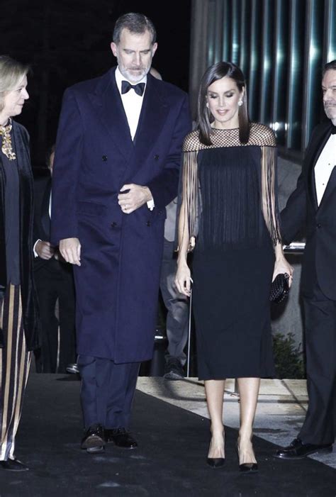 King Felipe and Queen Letizia attended a Journalism Awards ceremony ...