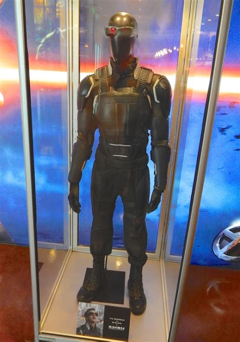 Hollywood Movie Costumes and Props: X-Men: Apocalypse Cyclops movie costume on display ...