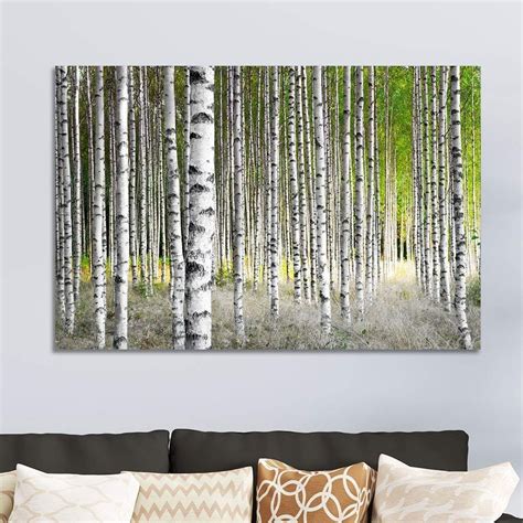 Big Birch Tree Wall Art at garylcranfordo blog