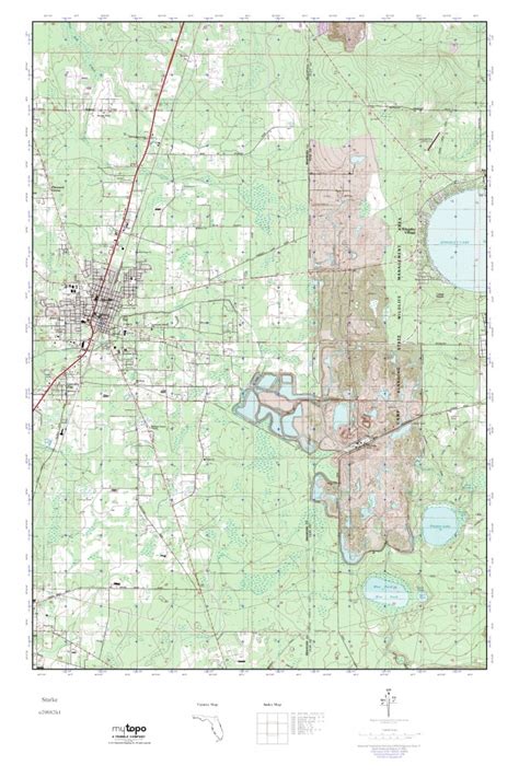 Usgs Topo Map Florida Fl Starke 348694 1949 24000 Restoration Stock - Starke Florida Map ...