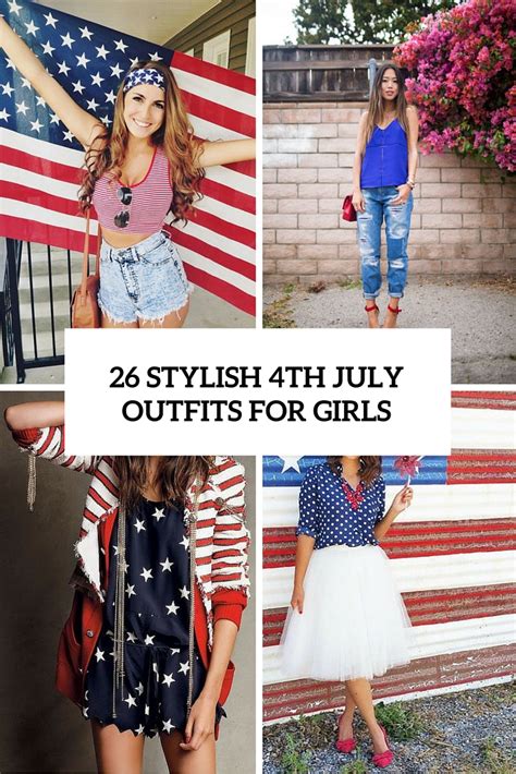 26 Stylish And Comfy 4th July Outfits For Girls - Styleoholic