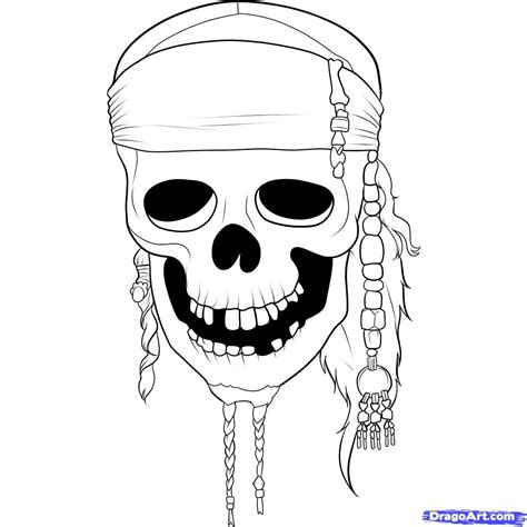 37++ Pirate skull coloring pages info