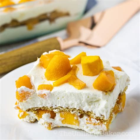 Mango Graham Cake - Filipino Mango Float (Video Recipe)