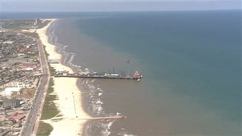 Blue-tiful! Clear water at Galveston beaches this weekend