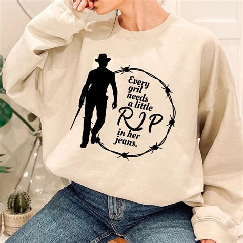 Rip Wheeler Shirts Yellowstone Tv Show Every Girl Needs a - Etsy