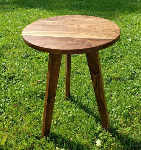 Mid-century Round Side Table Modern Table End Table Round | Etsy