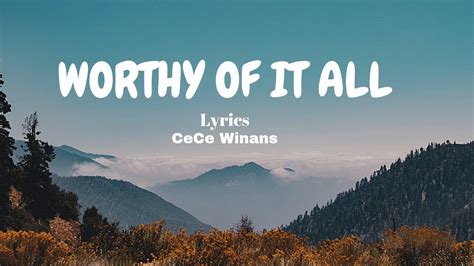 Cece Winans - WORTHY Of It All [Lyrics Video] Chords - Chordify