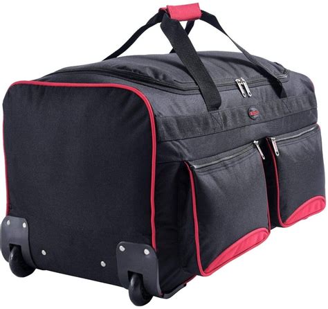 Large Lightweight Wheeled Duffle Holdall Travel Bag Sports Bag - 2 Yea ...