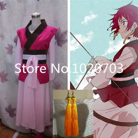 Aliexpress.com : Buy Yona of the Dawn Akatsuki no Yona clothes with ear hooks Cosplay Costume ...