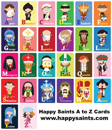 Happy Saints: Happy Saints A to Z Cards