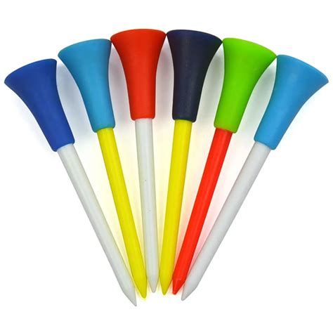 Aliexpress.com : Buy 50PC Multi Color Plastic Golf Tees 83mm Durable Rubber Cushion Top Golf Tee ...