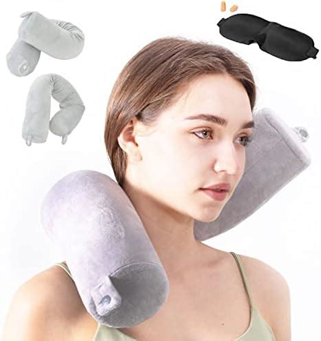 Amazon.com: Dot&Dot Twist Memory Foam Travel Pillow for Neck, Chin, Lumbar and Leg Support ...