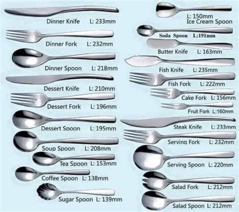 TYPES OF SPOON TYPES OF SPOON... - Kitchen digita items | Facebook