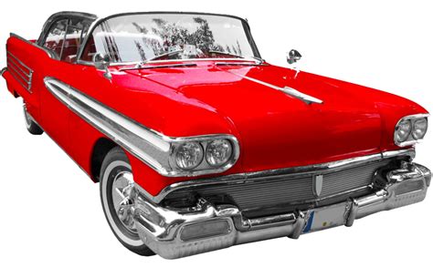 Red Retro Car PNG Image | PNG All