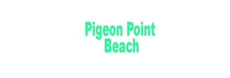 Pigeon Point Beach