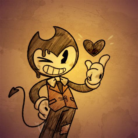 a drawing of a cartoon character holding a heart