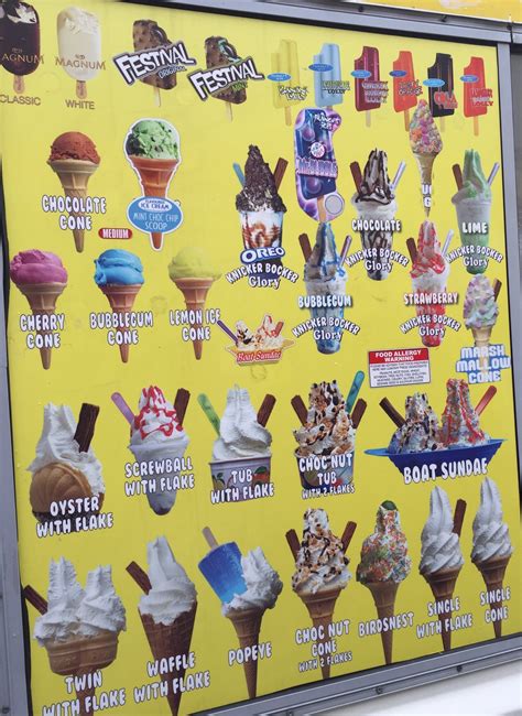 Great Ice Cream Van Menu in 2023 Access here!