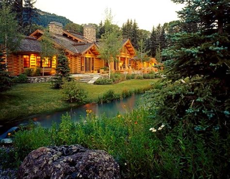 Log Homes - Custom Log Home Plans, Cabins, Wyoming, USA