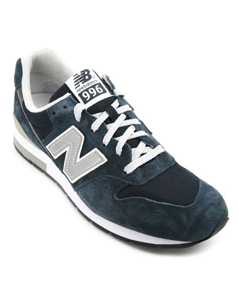 New balance Mrl 996 Navy Suede Sneakers in Blue for Men | Lyst