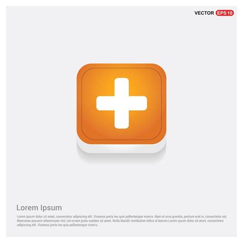 hospital plus sign button icon 14040969 Vector Art at Vecteezy