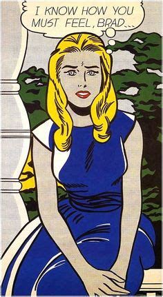 Wearing that little Yves Klein dress Roy Lichtenstein Modern Pop Art ...