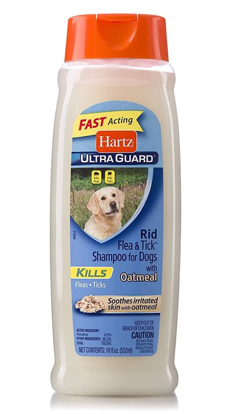 Shampoo For Dogs - Hartz Ultra Guard Rid Flea And Tick Shampoo For Dogs 18 oz