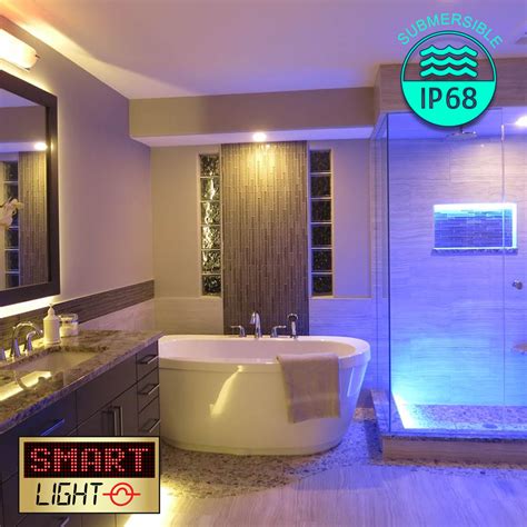 SmartLight 1M IP68 WaterProof Submersible LED Strip Lights Shower ...