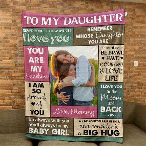 You'll Always Be My Baby Girl - Personalized Photo Blanket – Macorner