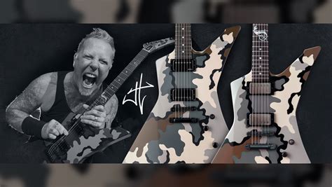 ESP LTD James Hetfield Signature Snakebyte Electric Guitar Camo ...