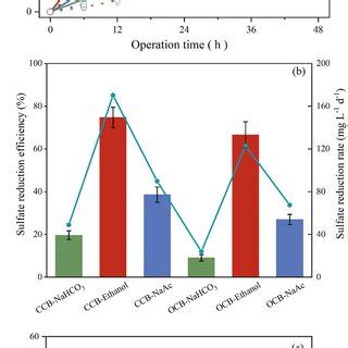 Changes in sulfate reduction concentration (a), sulfate reduction ...