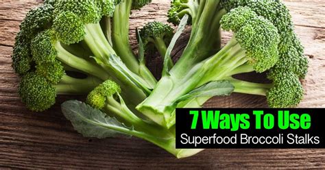 7 Ways To Use Superfood Broccoli Stalks | Broccoli stalk, Broccoli, Broccoli health benefits