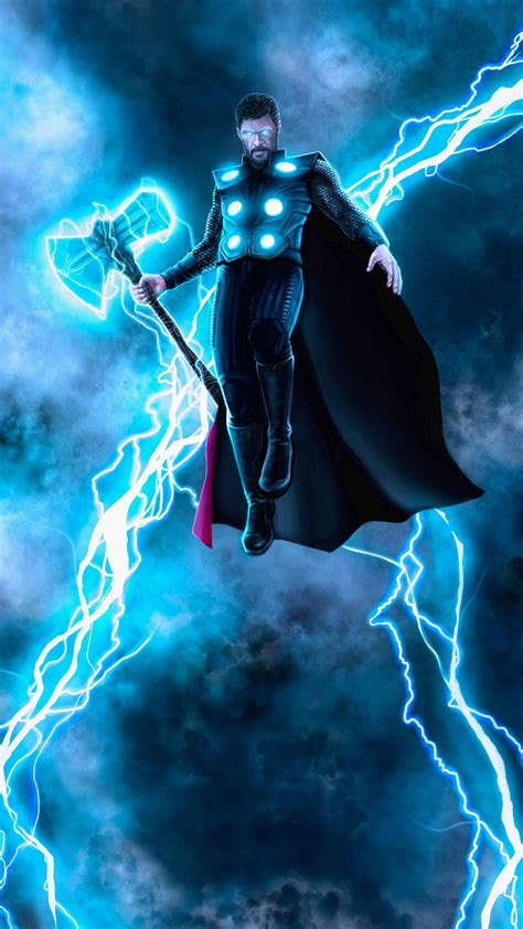 Fan Art God Of Thunder Thor Avengers - Cave Wallpapers