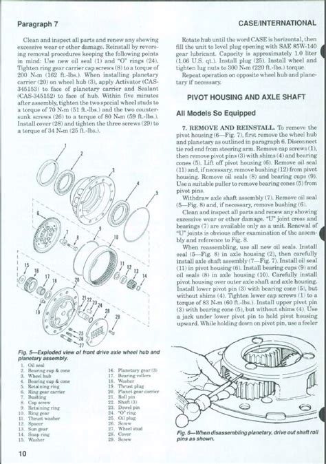 Case IH 5120 5130 5140 Tractor Shop Service Manual