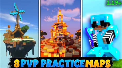 Top 8 Best PvP PRACTICE MAPS for MCPE 1.19. ||. Best PvP map for Minecraft bedrock - YouTube