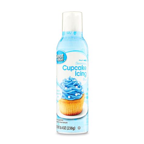 Great Value Decorating Blue Cupcake Icing, 6.4 oz - Walmart.com