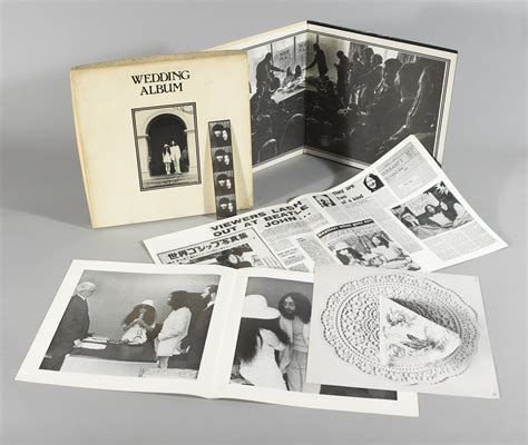 John Lennon and Yoko Ono: The Wedding Album 1969 at Whyte's Auctions | Whyte's - Irish Art ...