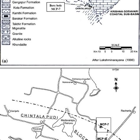 Map of Chintalapudi sub-basin showing location of Chintalapudi area ...