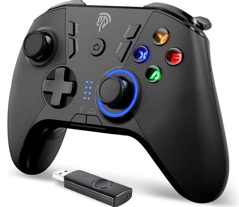 EasySMX Wireless Gaming Controller for Windows PC/Steam Deck/PS3/Android TV BOX, Dual Vibrate ...