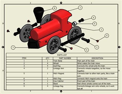 Train parts - My Engineering Portfolio