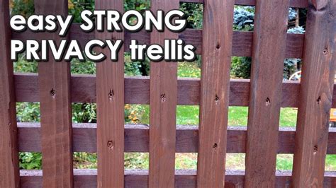 PRIVACY TRELLIS - strong - simple - the perfect garden screen (easy ...