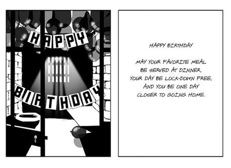 Birthday Card For Someone In Jail - Birthday Wishes