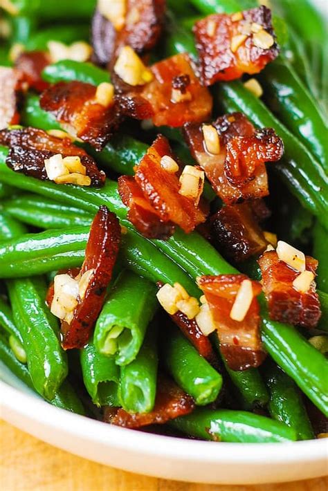 Garlic and Bacon Green Beans - Julia's Album