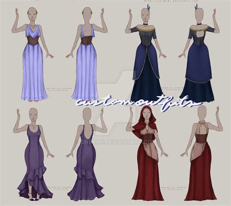 |custom outfits| For LunarFields by Onimimi on DeviantArt