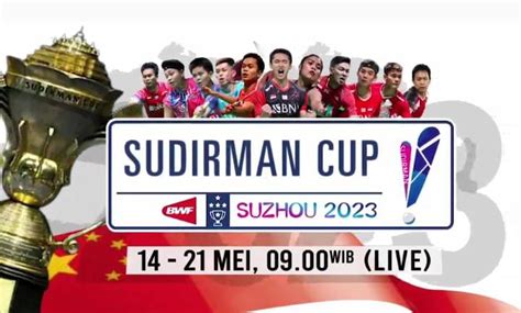 Sudirman Cup 2023 schedule, watch live on iNews! - maaxx.ca