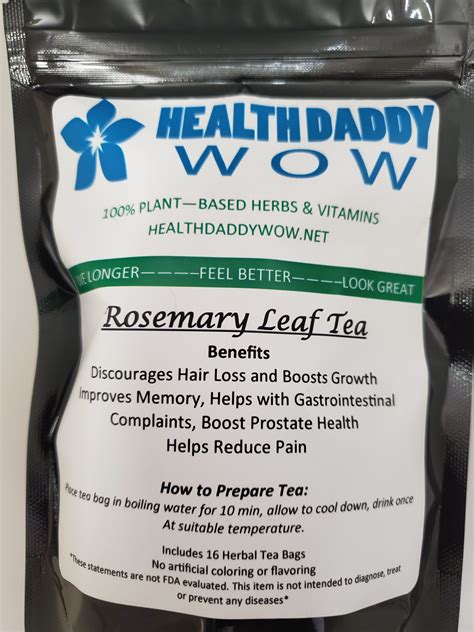 Rosemary Leaf Tea - Health Daddy Wow