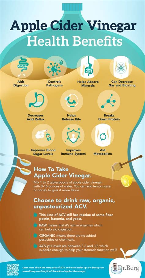 The 9 benefits of apple cider vinegar infographic – Artofit