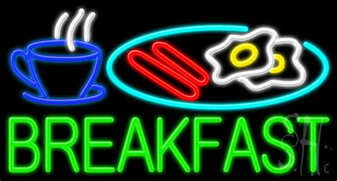 Breakfast LED Neon Sign - Breakfast Neon Signs - Everything Neon