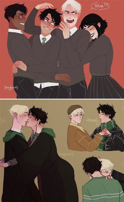 Slytherin drarry – Host Hotel Celebrate | Harry potter anime, Harry ...