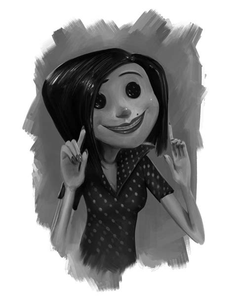 The Other Mother Coraline Drawing, Coraline Movie, Coraline Jones, Other Mother Coraline ...